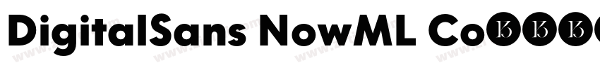 DigitalSans NowML Co字体转换